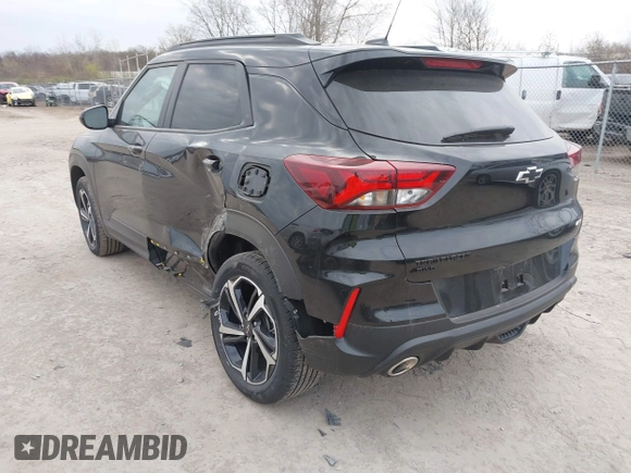 2023 Chevrolet TrailBlazer RS with VIN KL79MUSL2PB151394, listed as a IAAI auction lot 42063565 with 10,634 mi miles and . Bid and sale history available at DreamBid. Image 3.