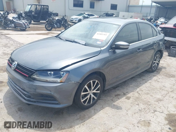2017 Volkswagen Jetta SE with VIN 3VWDB7AJ1HM315584, listed as a IAAI auction lot 42481303 with 113,301 mi miles and . Bid and sale history available at DreamBid. Image 2.