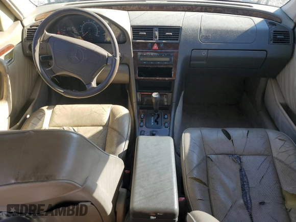 1996 Mercedes-Benz C with VIN WDBHA28E8TF389546, listed as a Copart auction lot 86340144 with 314,364 mi miles and Salvage Title. Bid and sale history available at carsss.com. Image 8.
