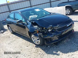 2019 Subaru Impreza with VIN 4S3GKAB69K3607287, listed as a IAAI auction lot 42013173 with 39,633 mi miles and . Bid and sale history available at DreamBid. Image 1.