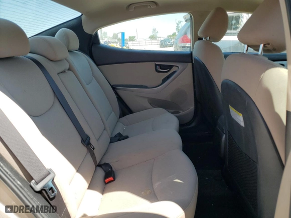 2014 Hyundai Elantra Limited with VIN 5NPDH4AE6EH522475, listed as a Copart auction lot 53468865 with 119,684 mi miles and Salvage Title. Bid and sale history available at carsss.com. Image 10.