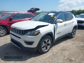 2019 Jeep Compass Limited with VIN 3C4NJCCB4KT743865, listed as a IAAI auction lot 42365744 with 65,273 mi miles and . Bid and sale history available at DreamBid. Image 2.
