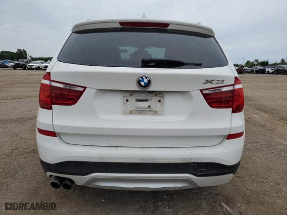 2015 BMW X3 xDrive28i with VIN 5UXWX9C55F0D59596, listed as a Copart auction lot 65192624 with 208,834 mi miles and Non Repairable. Bid and sale history available at carsss.com. Image 6.