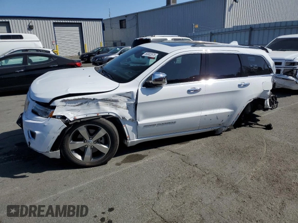 2015 Jeep Grand Cherokee High Altitude с VIN 1C4RJFCM2FC215232, выставлен на аукционе Copart как лот 60002875 с пробегом 122 813 миль миль и Списание • Salvage title. История ставок и продаж доступна на DreamBid. Изображение 1.
