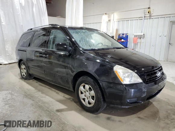 2010 Kia Sedona LX with VIN KNDMG4C3XA6355279, listed as a Copart auction lot 74080134 with 157,006 mi miles and Salvage Title. Bid and sale history available at carsss.com. Image 4.