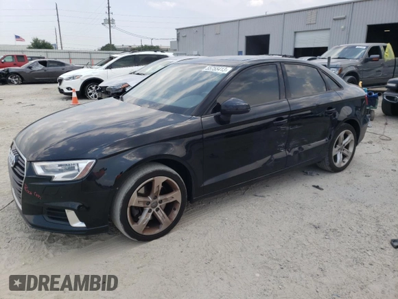2017 Audi A3 Sedan Premium with VIN WAUB8GFF3H1016394, listed as a Copart auction lot 55755413 with 114,305 mi miles. Bid and sale history available at carsss.com. Image 1.