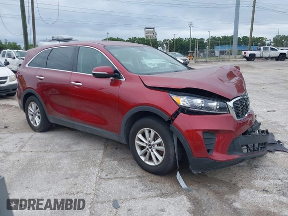 2020 Kia Sorento LX with VIN 5XYPG4A31LG686087, listed as a IAAI auction lot 41976544 with 111,158 mi miles and . Bid and sale history available at DreamBid. Image 1.