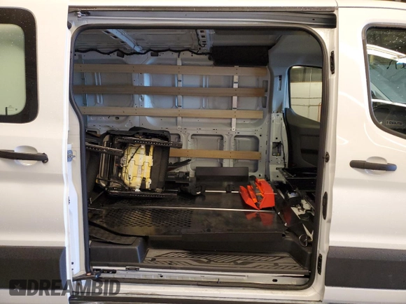 2024 Ford Transit Cargo with VIN 1FTBR1Y88RKA70197, listed as a Copart auction lot 76137834 with Not Provided miles and Clean Title. Bid and sale history available at DreamBid. Image 11.