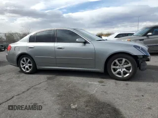 2006 Infiniti G35 with VIN JNKCV51E16M510542, listed as a Copart auction lot 47481195 with 168,022 mi miles and Salvage Title. Bid and sale history available at carsss.com. Image 4.