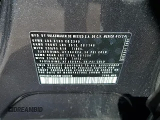 2024 Volkswagen Tiguan SE с VIN 3VV3B7AX5RM160835, выставлен на аукционе Copart как лот 49417135 с пробегом Не указан миль и На запчасти • Non repairable. История ставок и продаж доступна на DreamBid. Изображение 14.