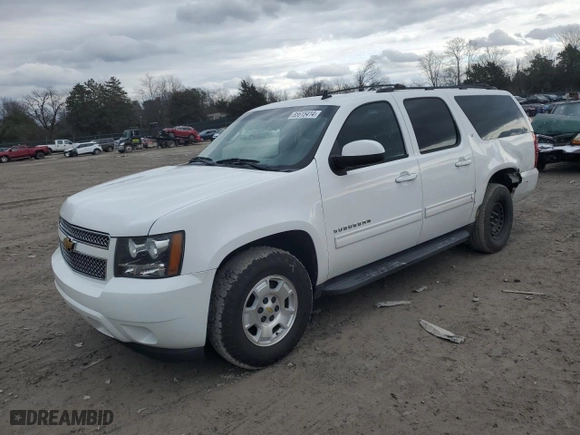 2013 Chevrolet Suburban LT with VIN 1GNSCJE02DR202622, listed as a Copart auction lot 87671395 with 159,146 mi miles and Salvage Title. Bid and sale history available at carsss.com. Image 1.