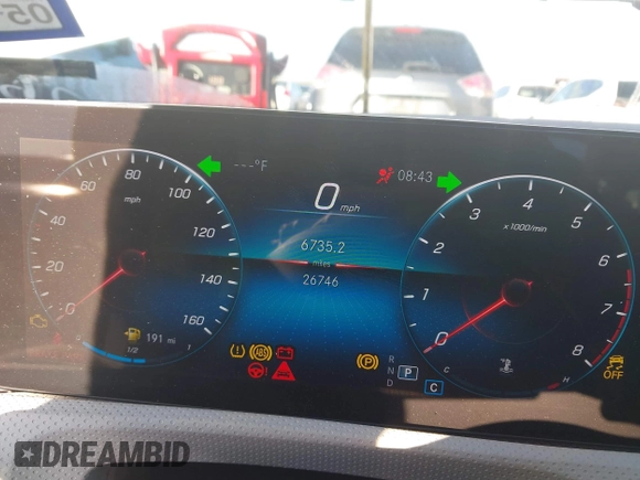 2022 Mercedes-Benz A 220 with VIN W1K3G4EB1NJ364123, listed as a IAAI auction lot 41593062 with 26,746 mi miles and . Bid and sale history available at DreamBid. Image 7.