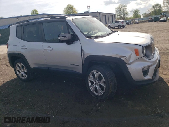 2019 Jeep Renegade Limited with VIN ZACNJBD18KPJ93686, listed as a Copart auction lot 54862905 with 45,906 mi miles and Salvage title. Bid and sale history available at DreamBid. Image 4.