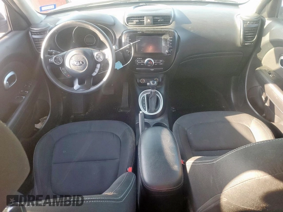 2019 Kia Soul + with VIN KNDJP3A50K7666331, listed as a Copart auction lot 52292765 with Not Provided miles and Salvage Title. Bid and sale history available at DreamBid. Image 8.