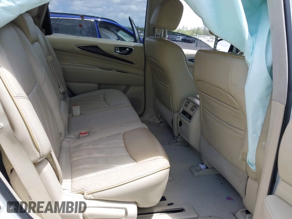2014 Infiniti QX60 with VIN 5N1AL0MN9EC526405, listed as a IAAI auction lot 42154218 with 111,761 mi miles and . Bid and sale history available at DreamBid. Image 8.