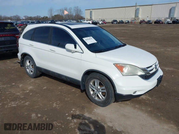 2010 Honda CR-V EX with VIN 5J6RE4H5XAL805675, listed as a IAAI auction lot 41828542 with 109,499 mi miles. Bid and sale history available at carsss.com. Image 1.
