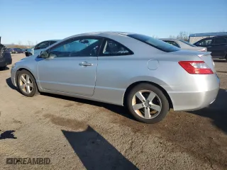 2008 Honda Civic Cpe EX-L with VIN 2HGFG12908H547530, listed as a Copart auction lot 50974715 with 128,597 mi miles and Salvage Title. Bid and sale history available at carsss.com. Image 2.