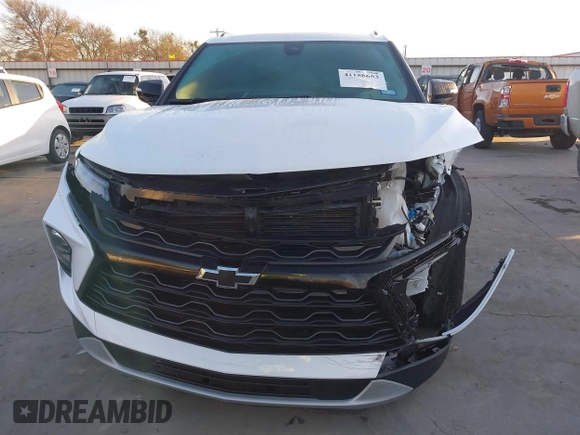 2024 Chevrolet Blazer LT with VIN 3GNKBDR44RS206273, listed as a IAAI auction lot 41158653 with Not provided miles and . Bid and sale history available at DreamBid. Image 6.