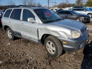 2004 Hyundai Santa Fe GLS with VIN KM8SC73D54U725708, listed as a Copart auction lot 46287865 with 56,032 mi miles and Clean Title. Bid and sale history available at carsss.com. Image 4.