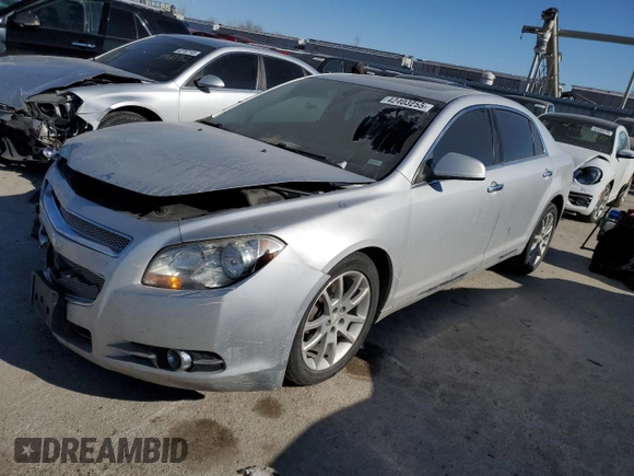 2012 Chevrolet Malibu LTZ with VIN 1G1ZG5E71CF117019, listed as a Copart auction lot 42403255 with 133,964 mi miles and Salvage Title. Bid and sale history available at DreamBid. Image 1.
