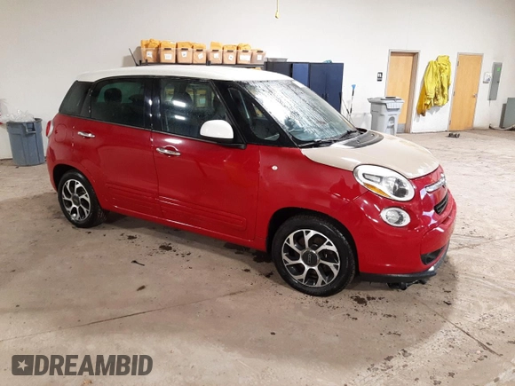 2015 FIAT 500L Easy with VIN ZFBCFABH3FZ034171, listed as a Copart auction lot 86753914 with 79,336 mi miles and Salvage title. Bid and sale history available at DreamBid. Image 4.