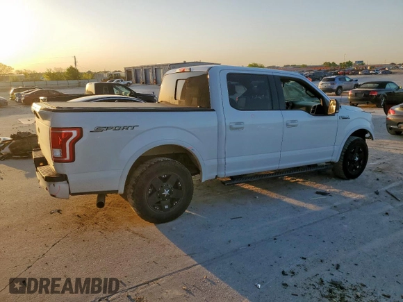 2016 Ford F-150 XL with VIN 1FTEW1CF7GKD22532, listed as a Copart auction lot 53856915 with 202,289 mi miles and Salvage Title. Bid and sale history available at carsss.com. Image 3.
