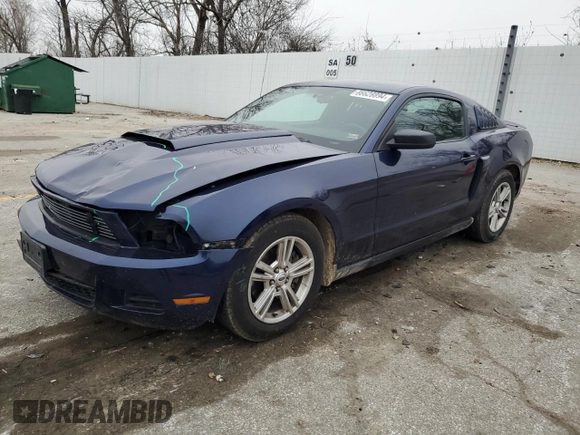 2012 Ford Mustang V6 Premium with VIN 1ZVBP8AM0C5256504, listed as a Copart auction lot 86628894 with 187,417 mi miles and Salvage Title. Bid and sale history available at carsss.com. Image 1.