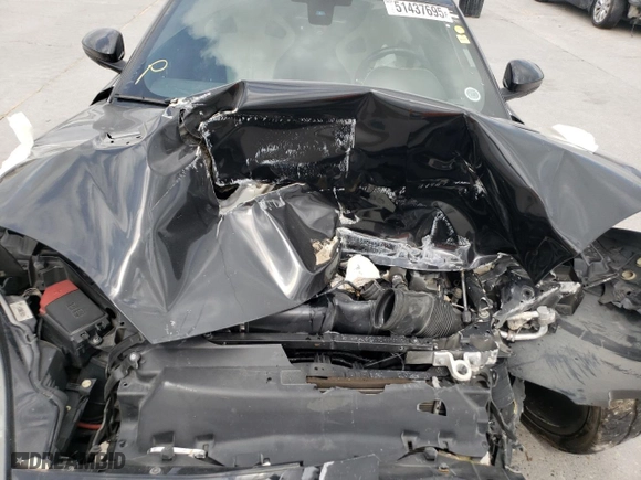2016 Jaguar F-TYPE R with VIN SAJWJ6DLXGMK29451, listed as a Copart auction lot 51437695 with 50,225 mi miles and Salvage Title. Bid and sale history available at carsss.com. Image 12.