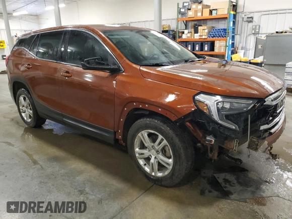 2019 GMC Terrain SLE z VIN 3GKALMEV7KL241779, wystawiony jako Copart lot #61617015 z przebiegiem 79 195 mil mil oraz Szkoda całkowita • Salvage title. Historia ofert i sprzedaży dostępna na DreamBid. Obrazek 4.