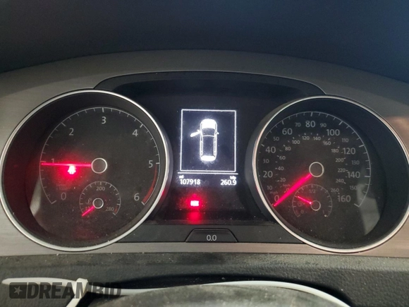 2015 Volkswagen Golf SportWagen TDI S with VIN 3VWFA7AU8FM506812, listed as a Copart auction lot 43038895 with 107,918 mi miles and Salvage Title. Bid and sale history available at carsss.com. Image 9.
