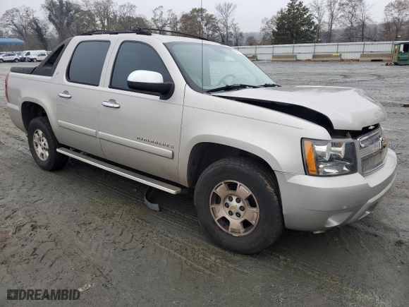 2007 Chevrolet Avalanche LT w/3LT with VIN 3GNEC12097G135569, listed as a Copart auction lot 84341714 with 0 mi miles and Salvage Title. Bid and sale history available at carsss.com. Image 4.