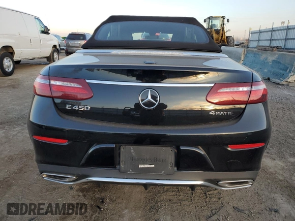 2020 Mercedes-Benz E-Class E 450 with VIN WDD1K6JB4LF125866, listed as a Copart auction lot 82025594 with 24,813 mi miles and Salvage Title. Bid and sale history available at carsss.com. Image 6.