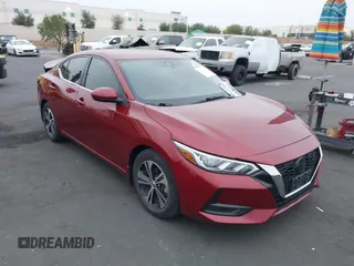 2022 Nissan Sentra SV z VIN 3N1AB8CV7NY268158, wystawiony jako IAAI lot #42355360 z przebiegiem 23 940 mil mil oraz . Historia ofert i sprzedaży dostępna na DreamBid. Obrazek 1.