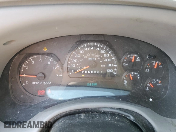 2008 Chevrolet TrailBlazer LT w/3LT with VIN 1GNDT13S082225814, listed as a Copart auction lot 52769295 with 155,368 mi miles and Salvage Title. Bid and sale history available at carsss.com. Image 9.