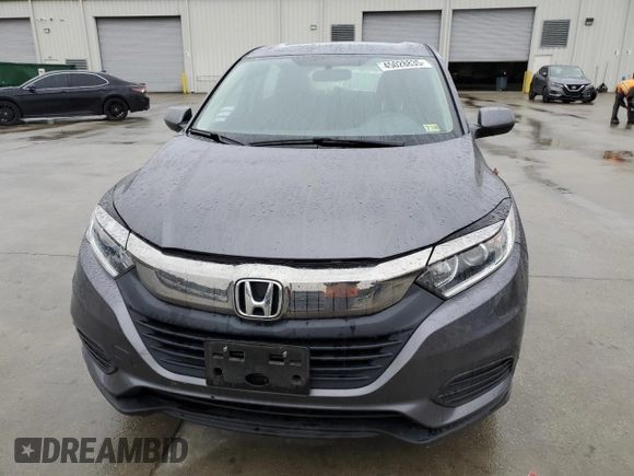 2021 Honda HR-V LX with VIN 3CZRU6H34MM747823, listed as a Copart auction lot 45028835 with 45,207 mi miles and Salvage Title. Bid and sale history available at carsss.com. Image 5.