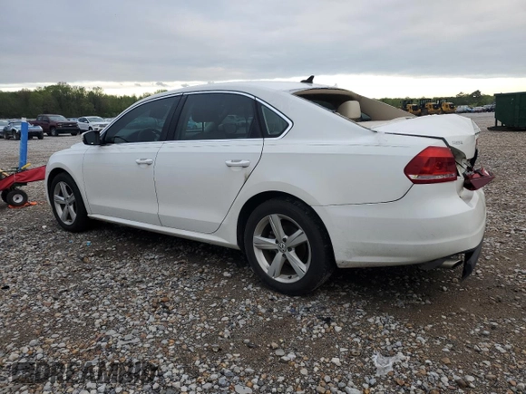 2013 Volkswagen Passat SE with VIN 1VWBN7A39DC118514, listed as a Copart auction lot 51520105 with 146,327 mi miles and Salvage title. Bid and sale history available at DreamBid. Image 2.