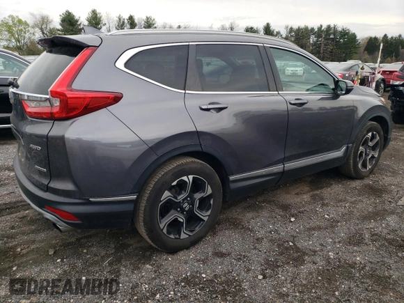 2017 Honda CR-V Touring with VIN 2HKRW2H90HH657450, listed as a Copart auction lot 52821895 with 154,801 mi miles and Salvage Title. Bid and sale history available at carsss.com. Image 3.