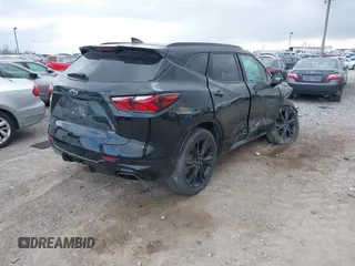2021 Chevrolet Blazer RS with VIN 3GNKBKRS2MS527336, listed as a IAAI auction lot 41859336 with 126,029 mi miles and . Bid and sale history available at DreamBid. Image 4.