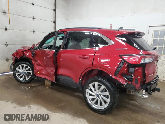 2022 Ford Escape Titanium with VIN 1FMCU9J92NUB45698, listed as a Copart auction lot 54435835 with 11,417 mi miles and Salvage title. Bid and sale history available at DreamBid. Image 2.