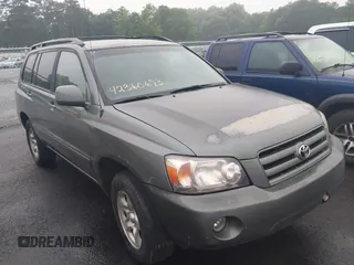 2006 Toyota Highlander with VIN JTEGD21A260151206, listed as a IAAI auction lot 42360683 with 249,381 mi miles and . Bid and sale history available at DreamBid. Image 1.