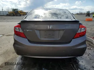 2012 Honda Civic EX with VIN 19XFB2F80CE053287, listed as a Copart auction lot 53332085 with 137,445 mi miles and Salvage Title. Bid and sale history available at DreamBid. Image 6.