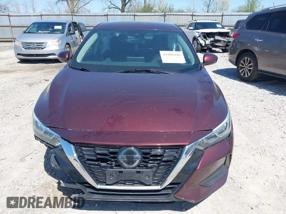 2020 Nissan Sentra SV z VIN 3N1AB8CV9LY217970, wystawiony jako IAAI lot #41989185 z przebiegiem 84 356 mil mil oraz . Historia ofert i sprzedaży dostępna na DreamBid. Obrazek 12.