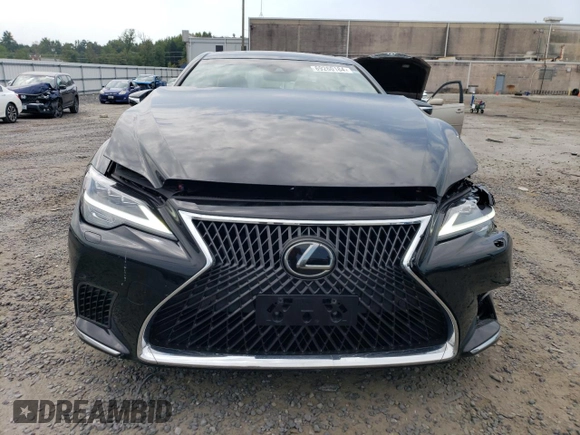 2021 Lexus LS with VIN JTHD51GF8M5008700, listed as a Copart auction lot 69260184 with 25,009 mi miles and Salvage Title. Bid and sale history available at carsss.com. Image 5.