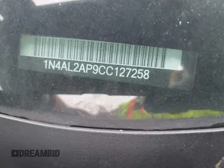 2012 Nissan Altima S with VIN 1N4AL2AP9CC127258, listed as a IAAI auction lot 41966138 with Not Provided miles and . Bid and sale history available at DreamBid. Image 11.