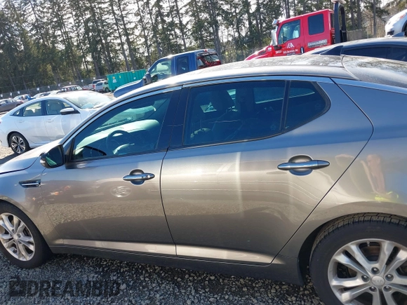 2013 Kia Optima EX with VIN 5XXGN4A75DG148233, listed as a IAAI auction lot 41878061 with 124,066 mi miles. Bid and sale history available at carsss.com. Image 14.