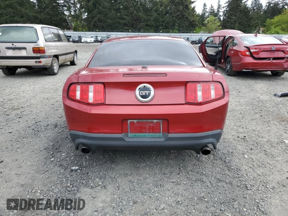 2011 Ford Mustang GT with VIN 1ZVBP8CF3B5109624, listed as a Copart auction lot 56371245 with 130,262 mi miles and Salvage title. Bid and sale history available at DreamBid. Image 6.