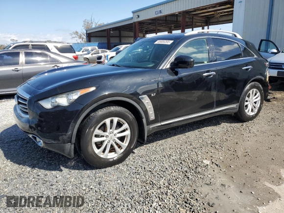 2016 Infiniti QX70 z VIN JN8CS1MW7GM752703, wystawiony jako Copart lot #45686395 z przebiegiem 146 176 mil mil oraz Szkody całkowita. Historia ofert i sprzedaży dostępna na DreamBid. Obrazek 1.