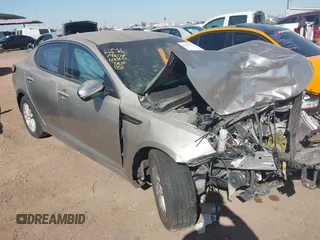 2013 Kia Optima LX z VIN KNAGM4A75D5371148, wystawiony jako IAAI lot #41514740 z przebiegiem Nie podano mil oraz . Historia ofert i sprzedaży dostępna na DreamBid. Obrazek 1.