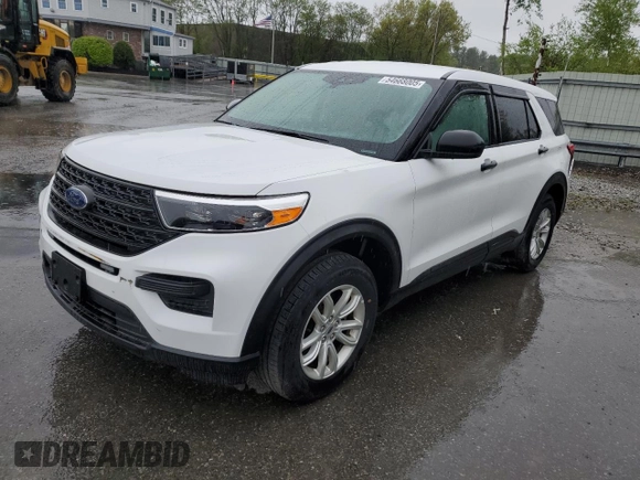2020 Ford Explorer with VIN 1FMSK8BH3LGC01631, listed as a Copart auction lot 54668005 with 22,047 mi miles and Salvage title. Bid and sale history available at DreamBid. Image 1.