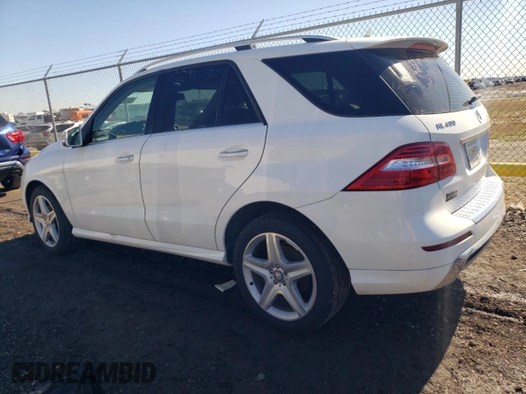 2015 Mercedes-Benz M 400 with VIN 4JGDA5GB1FA503733, listed as a Copart auction lot 42324685 with 122,478 mi miles and Clean Title. Bid and sale history available at DreamBid. Image 2.